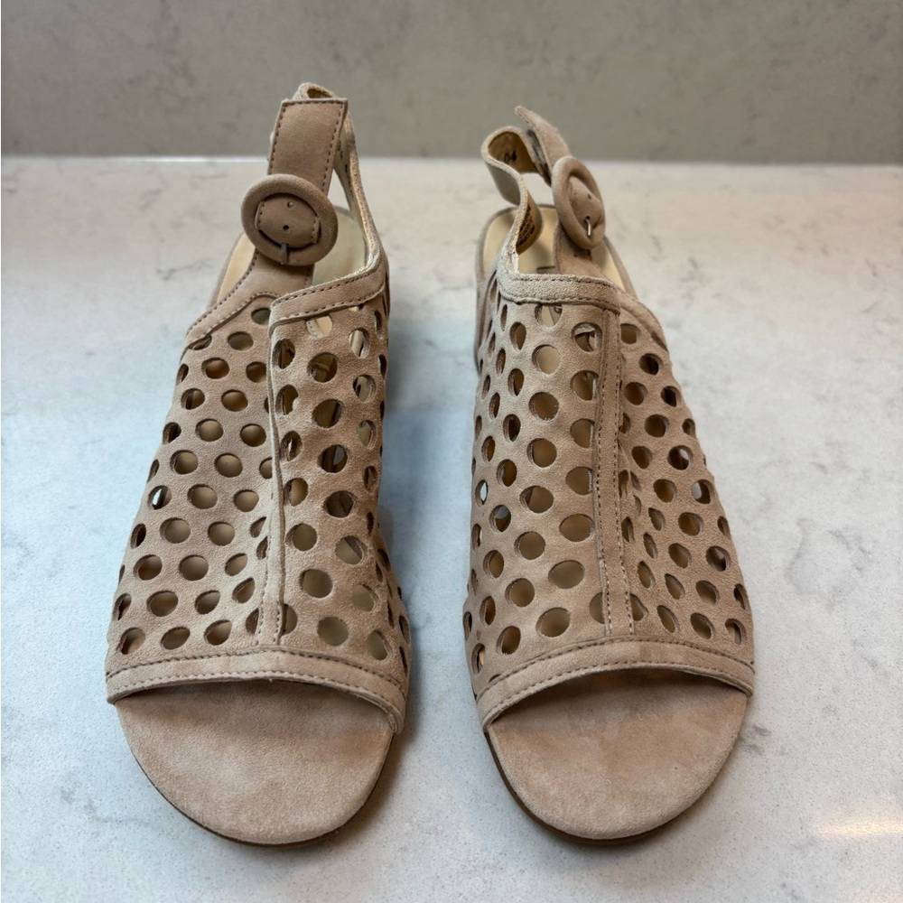Paul Green Beige Cutout Sandals